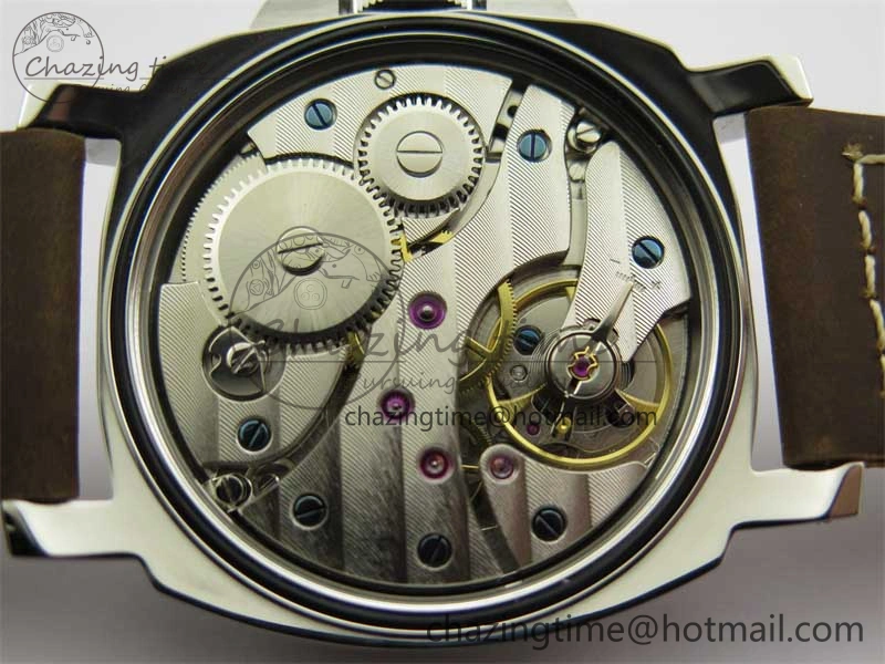 PAM911 SS HWF 1:1 Best Edition on Leather Strap A Vibrant 8362