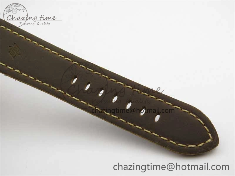 PAM911 SS HWF 1:1 Best Edition on Leather Strap A Vibrant 8362