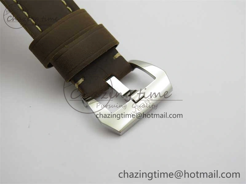 PAM911 SS HWF 1:1 Best Edition on Leather Strap A Vibrant 8362