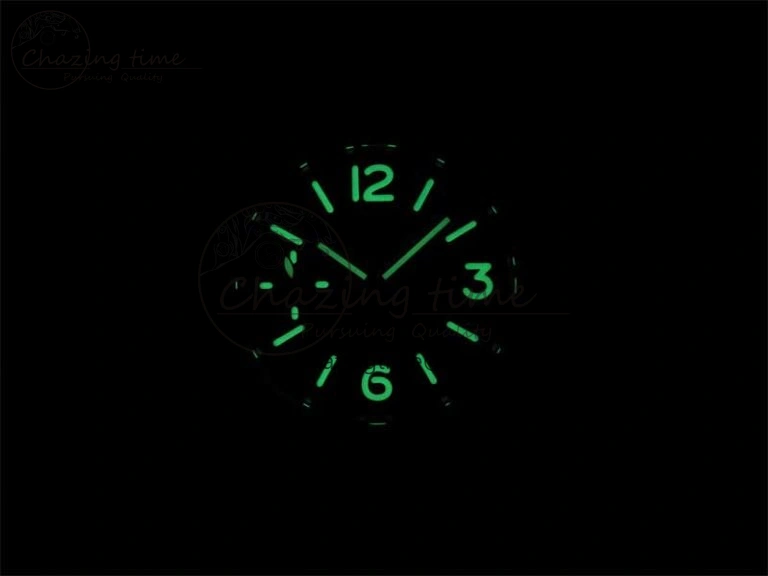 PAM911 SS HWF 1:1 Best Edition on Leather Strap A Vibrant 8362