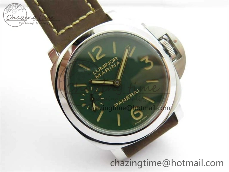 PAM911 SS HWF 1:1 Best Edition on Leather Strap A Vibrant 8362