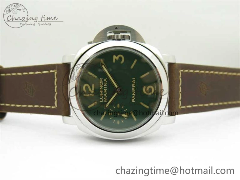 PAM911 SS HWF 1:1 Best Edition on Leather Strap A Vibrant 8362