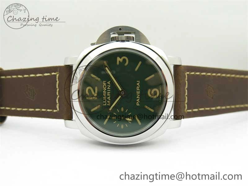 PAM911 SS HWF 1:1 Best Edition on Leather Strap A Vibrant 8362