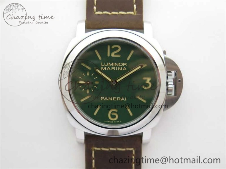 PAM911 SS HWF 1:1 Best Edition on Leather Strap A Vibrant 8362