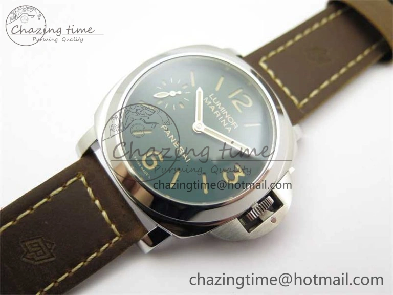 PAM911 SS HWF 1:1 Best Edition on Leather Strap A Vibrant 8362
