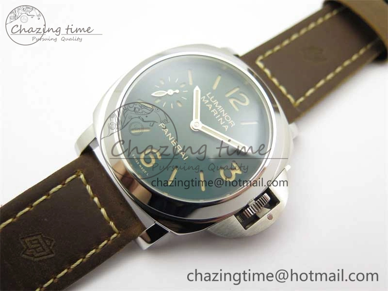 PAM911 SS HWF 1:1 Best Edition on Leather Strap A Vibrant 8362