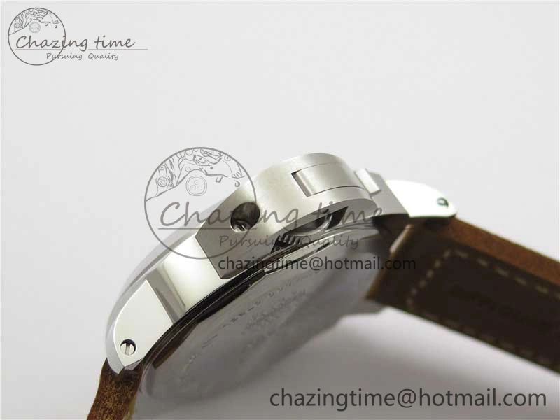 Chic PAM911 T “Last One For Paneristi” Noob 1:1 Best Edition on Brown Leather Strap A6497 with Y-Incabloc V 8390
