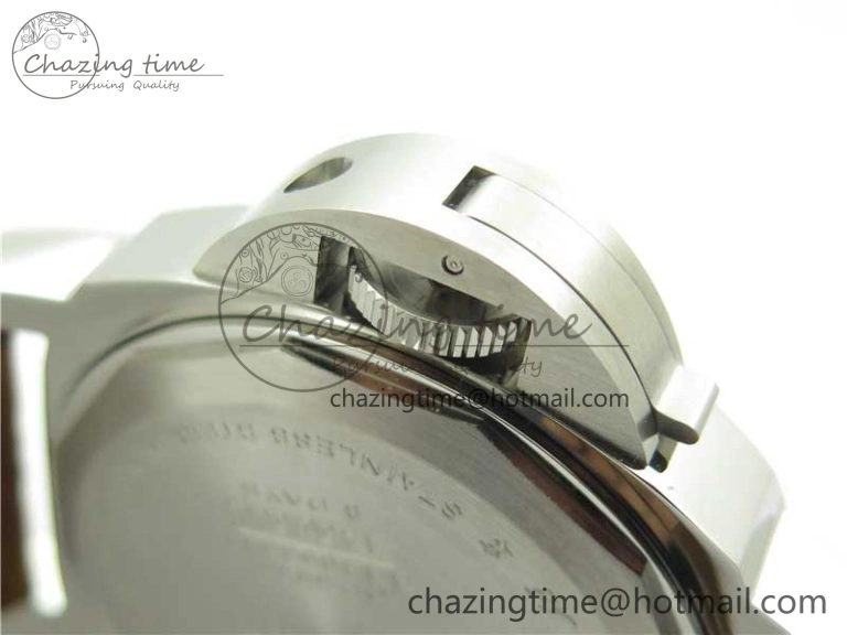 Chic PAM911 T “Last One For Paneristi” Noob 1:1 Best Edition on Brown Leather Strap A6497 with Y-Incabloc V 8390