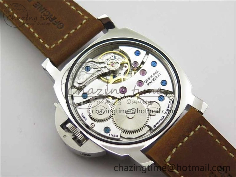 Chic PAM911 T “Last One For Paneristi” Noob 1:1 Best Edition on Brown Leather Strap A6497 with Y-Incabloc V 8390