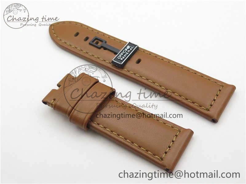 Chic PAM911 T “Last One For Paneristi” Noob 1:1 Best Edition on Brown Leather Strap A6497 with Y-Incabloc V 8390