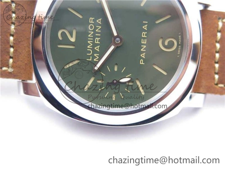 Chic PAM911 T “Last One For Paneristi” Noob 1:1 Best Edition on Brown Leather Strap A6497 with Y-Incabloc V 8390
