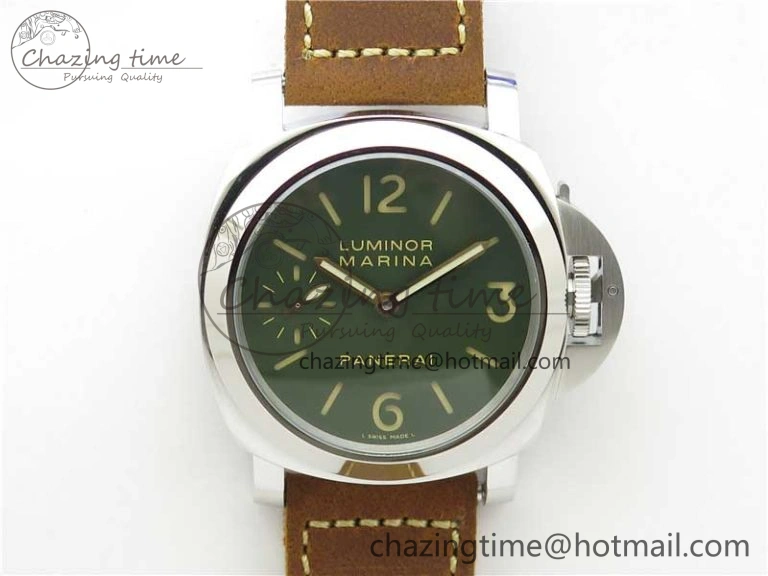 Chic PAM911 T “Last One For Paneristi” Noob 1:1 Best Edition on Brown Leather Strap A6497 with Y-Incabloc V 8390