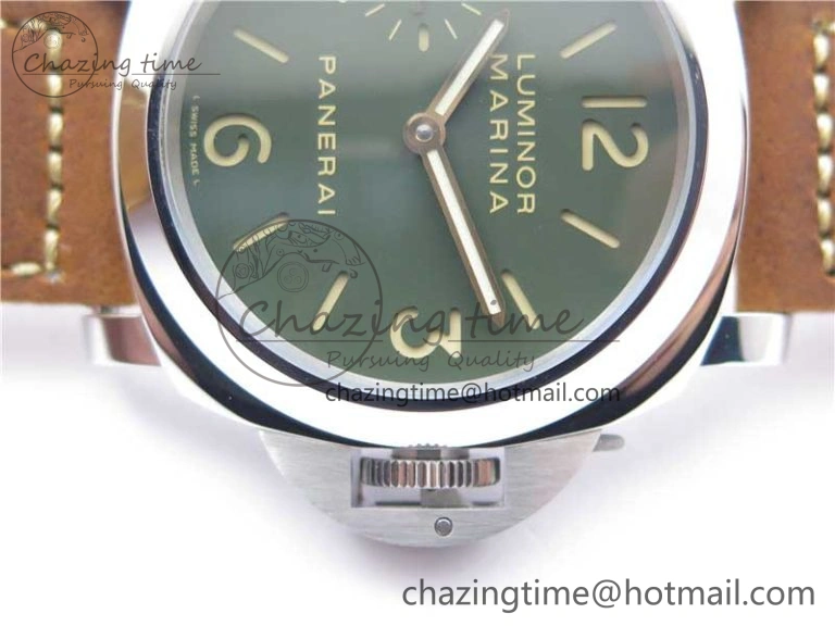 Chic PAM911 T “Last One For Paneristi” Noob 1:1 Best Edition on Brown Leather Strap A6497 with Y-Incabloc V 8390