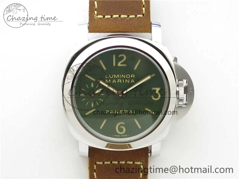 Chic PAM911 T “Last One For Paneristi” Noob 1:1 Best Edition on Brown Leather Strap A6497 with Y-Incabloc V 8390