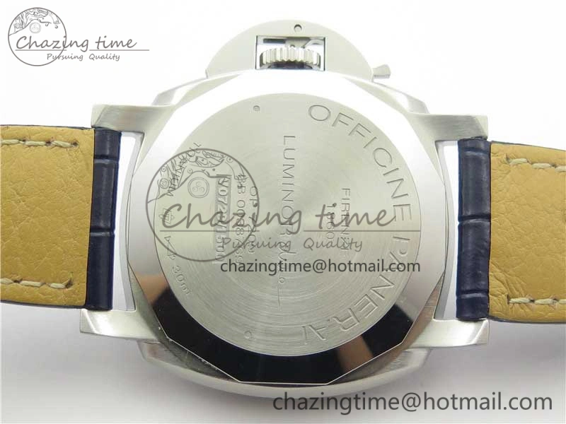 TechFriendly PAM927 Luminor Due VSF Best Edition Blue Dial on Blue Leather Strap AXXXIV 8411