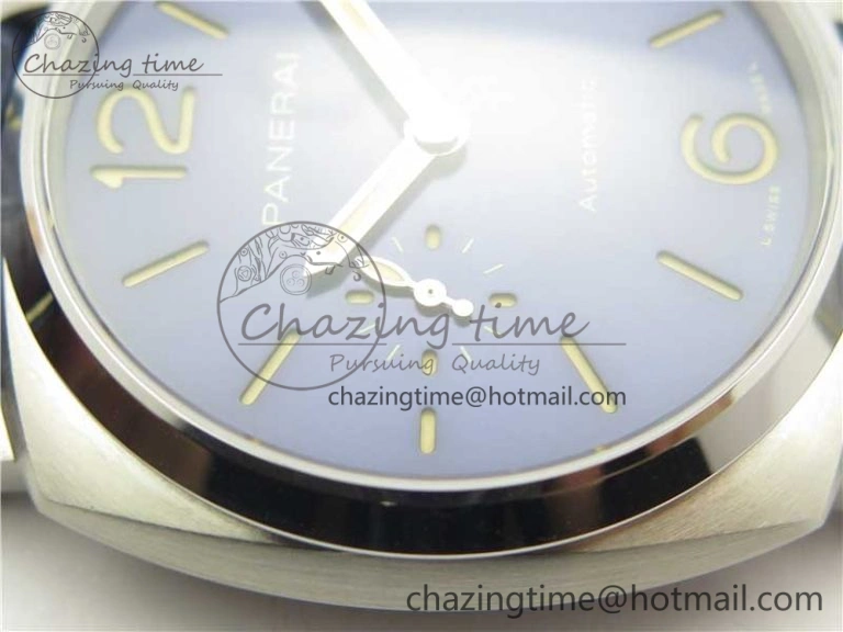 TechFriendly PAM927 Luminor Due VSF Best Edition Blue Dial on Blue Leather Strap AXXXIV 8411