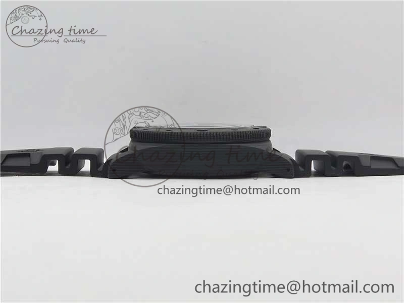PAM960 Carbotech 42mm VSF Best Edition Black Dial Blue Markers on Rubber Strap P.9010 Clone Lightweight 8417