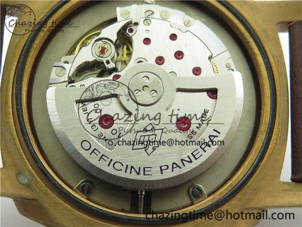 PAM968 V Bronzo ZF 1:1 Best Edition Brown Ceramic Bezel and Dial on Brown Strap P.9010 Clone Durable 8379