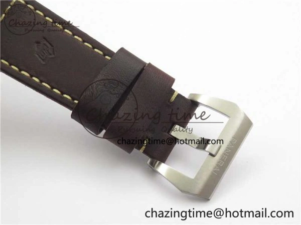 PAM968 V Bronzo ZF 1:1 Best Edition Brown Ceramic Bezel and Dial on Brown Strap P.9010 Clone Durable 8379