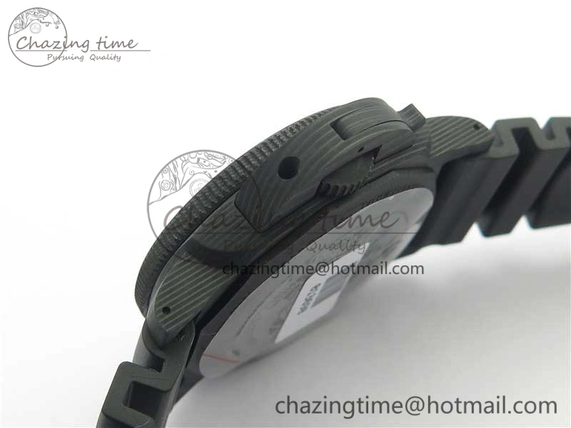 SoftTouch PAM979 Carbotech VSF Best Edition Carbon Dial on Rubber Strap P.9010 Clone (Free Leather Strap) 8404
