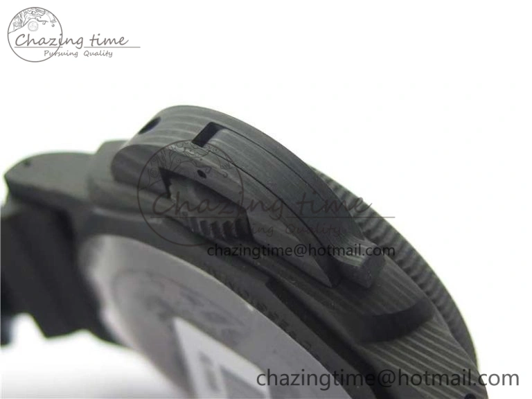SoftTouch PAM979 Carbotech VSF Best Edition Carbon Dial on Rubber Strap P.9010 Clone (Free Leather Strap) 8404