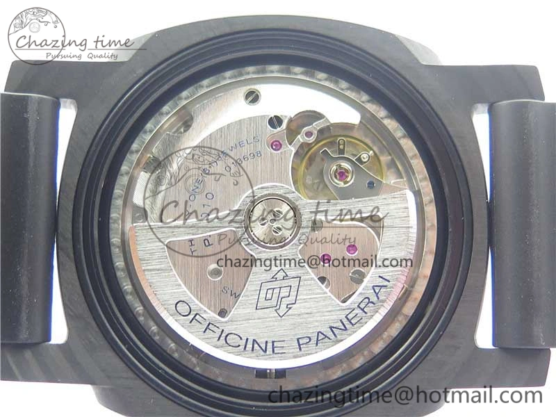 SoftTouch PAM979 Carbotech VSF Best Edition Carbon Dial on Rubber Strap P.9010 Clone (Free Leather Strap) 8404