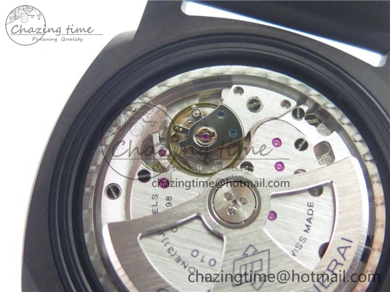 SoftTouch PAM979 Carbotech VSF Best Edition Carbon Dial on Rubber Strap P.9010 Clone (Free Leather Strap) 8404