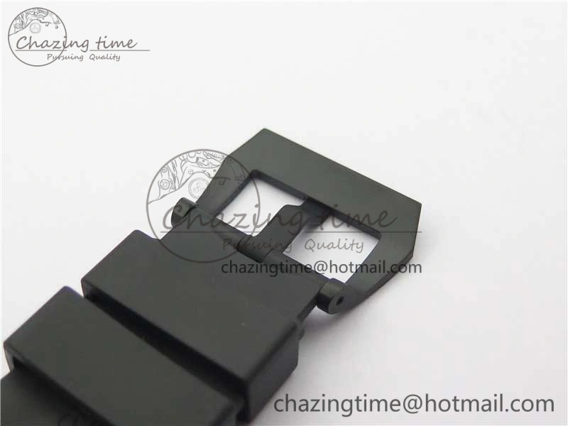 SoftTouch PAM979 Carbotech VSF Best Edition Carbon Dial on Rubber Strap P.9010 Clone (Free Leather Strap) 8404
