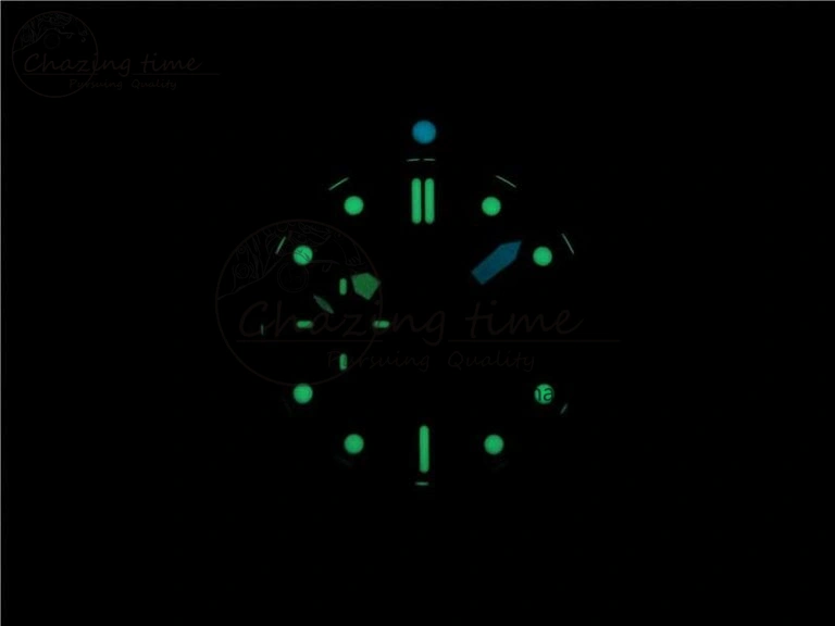 SoftTouch PAM979 Carbotech VSF Best Edition Carbon Dial on Rubber Strap P.9010 Clone (Free Leather Strap) 8404