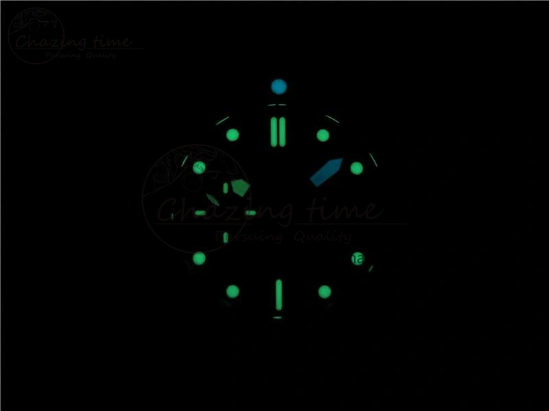 SoftTouch PAM979 Carbotech VSF Best Edition Carbon Dial on Rubber Strap P.9010 Clone (Free Leather Strap) 8404
