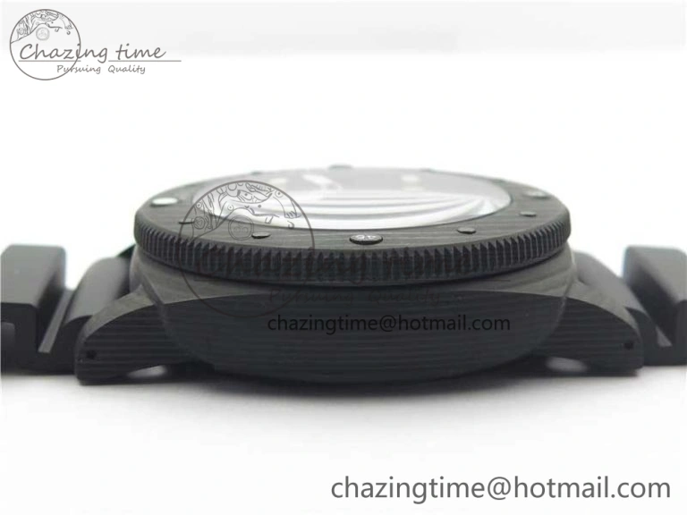 SoftTouch PAM979 Carbotech VSF Best Edition Carbon Dial on Rubber Strap P.9010 Clone (Free Leather Strap) 8404