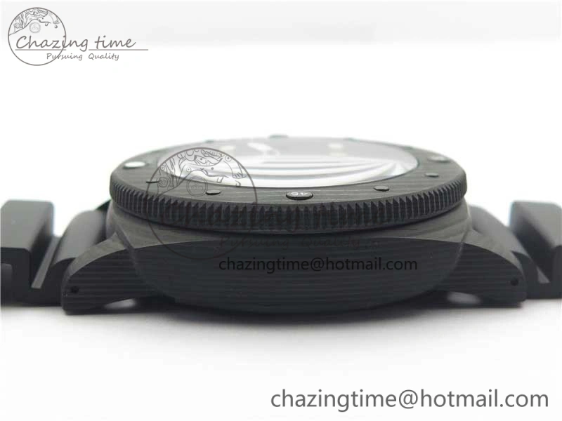 SoftTouch PAM979 Carbotech VSF Best Edition Carbon Dial on Rubber Strap P.9010 Clone (Free Leather Strap) 8404