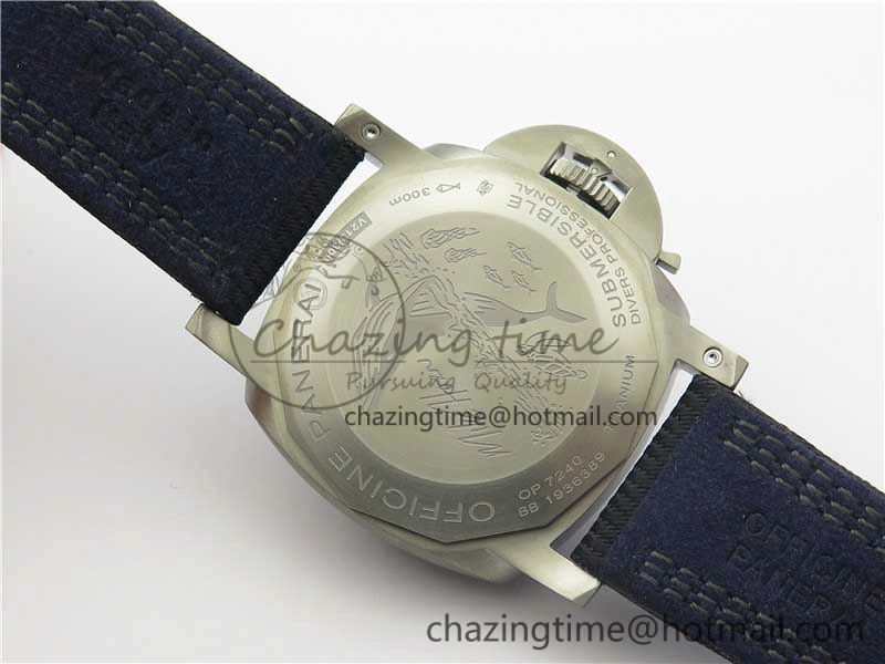 Affordable PAM984 Mike Horn Submersible VSF 1:1 Best Edition Black Dial on Black Nylon Strap P.9010 Clone 8421