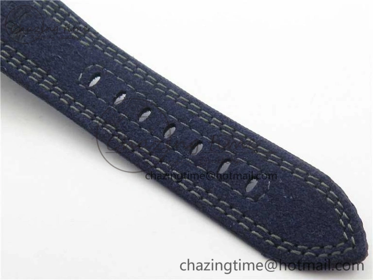 PAM985 Mike Horn Submersible VSF 1:1 Best Edition Black Dial on Blue Nylon Strap P.9010 Clone WeatherProof 8415