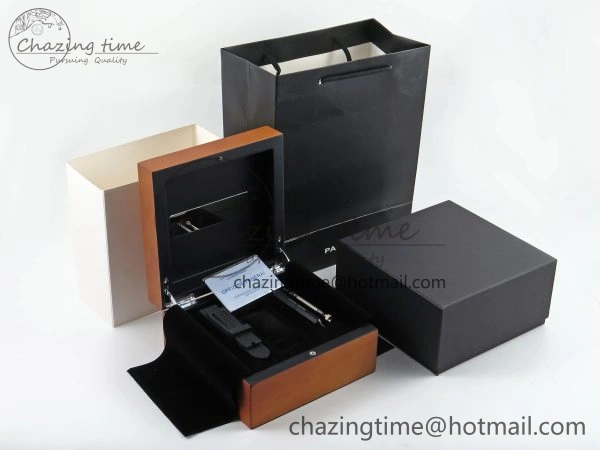 Elegant PANERAI NEW STYLE PEARWOOD BOX 4187