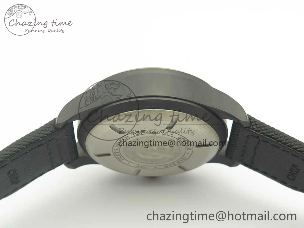 PILOT IW389001 ZF 1:1 Best Edition Ceramic Case Black Dial on Nylon Strap A7750 (Same Function As Genuine) GoodFit 7158