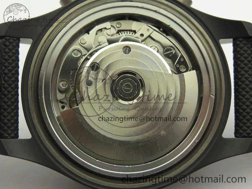 PILOT IW389001 ZF 1:1 Best Edition Ceramic Case Black Dial on Nylon Strap A7750 (Same Function As Genuine) GoodFit 7158