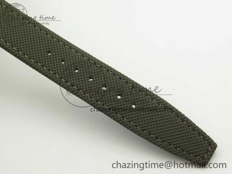 PILOT IW389001 ZF 1:1 Best Edition Ceramic Case Green Dial on Green Nylon Strap A7750 (Function Same As Genuine) WellDesigned 7160