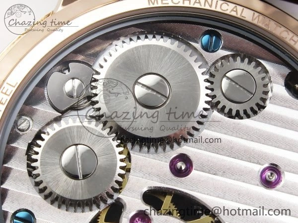 PP Tourbillon RG RMSF Edition Green Dial on Brown Leather Strap Functional 9870