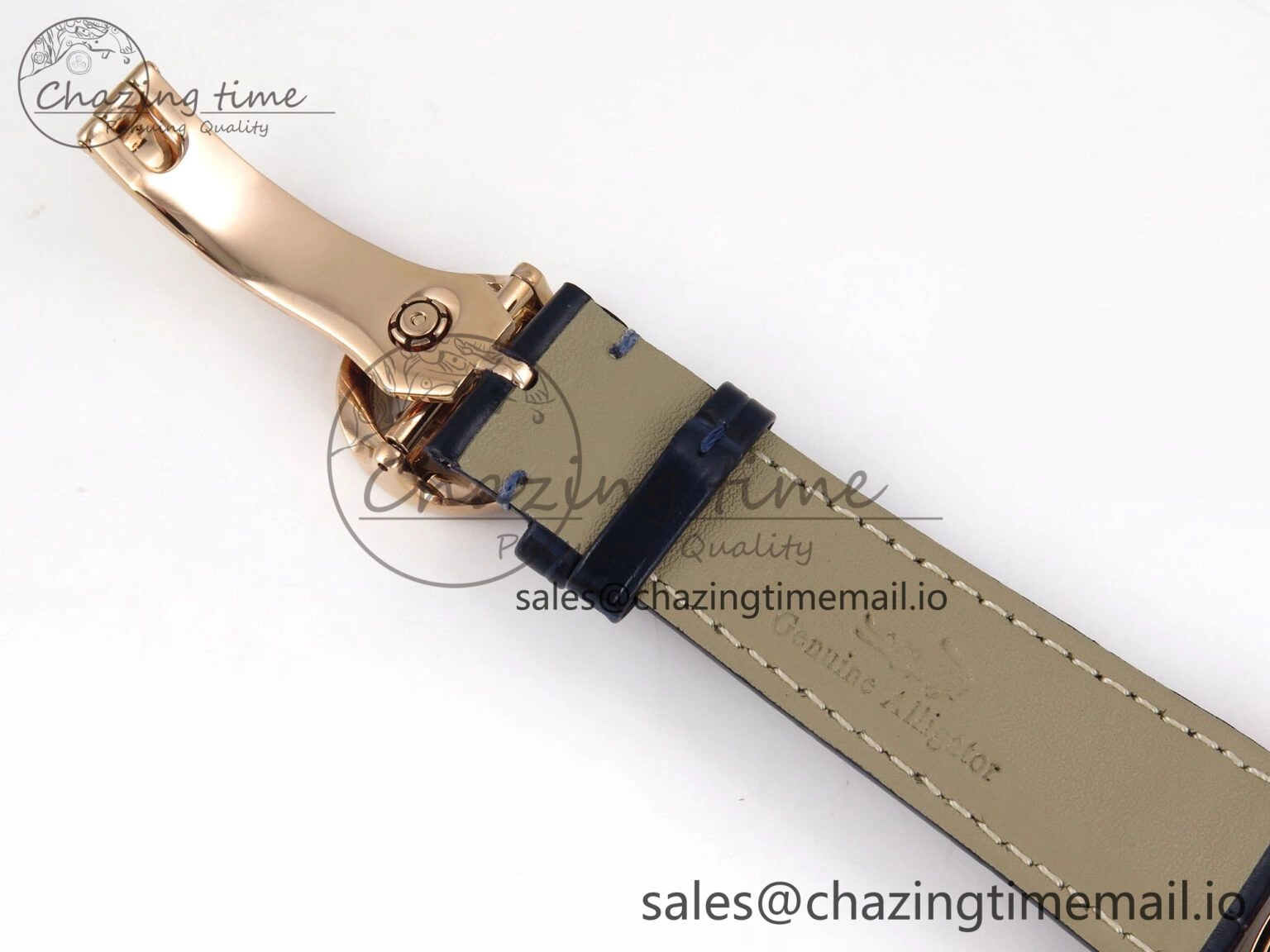 PP Tourbillon RG Rainbow Bezel RMSF Edition Black Starry Dial on Blue Leather Strap Tailored 8685