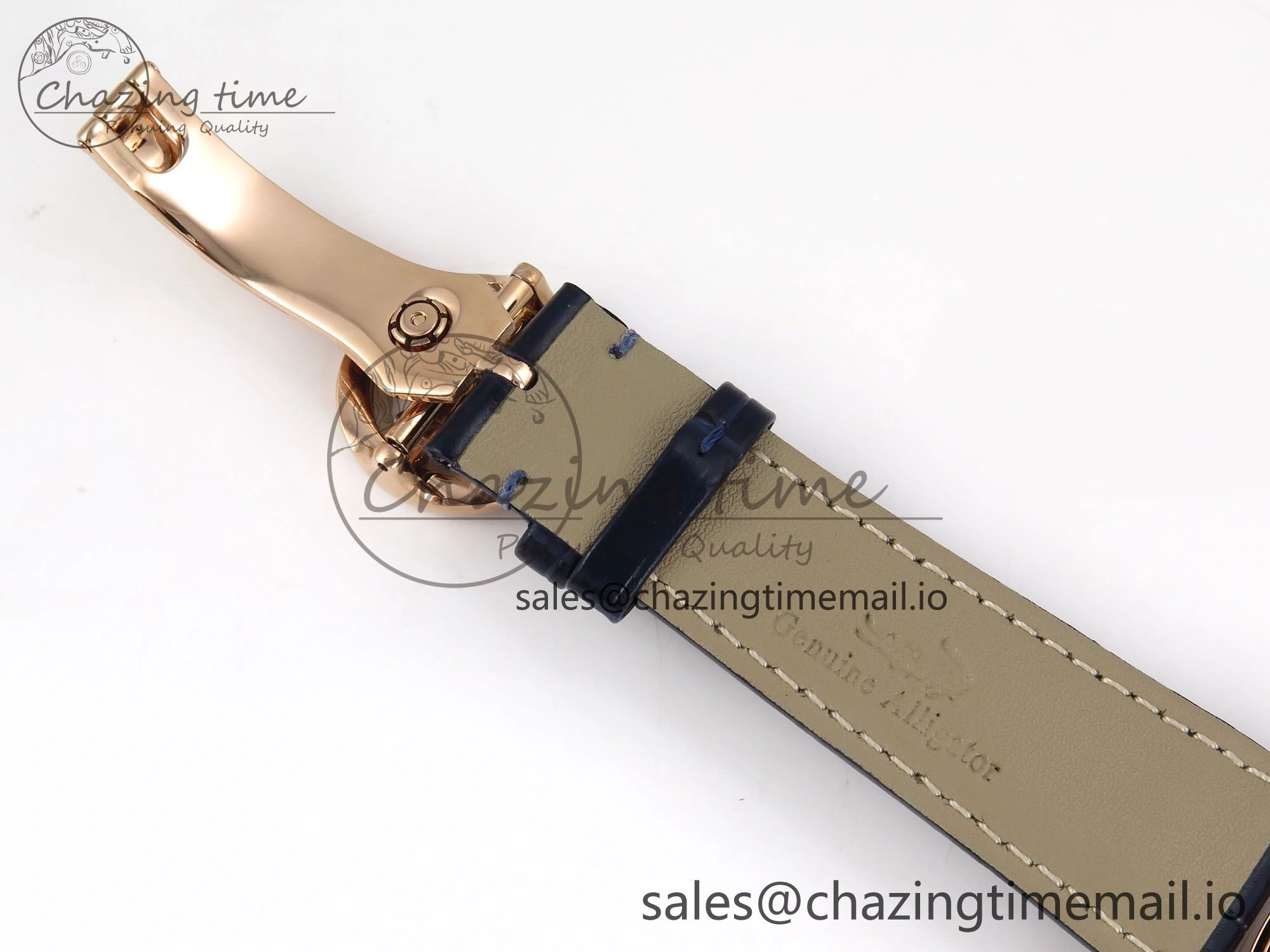 PP Tourbillon RG Rainbow Bezel RMSF Edition Black Starry Dial on Blue Leather Strap Tailored 8685