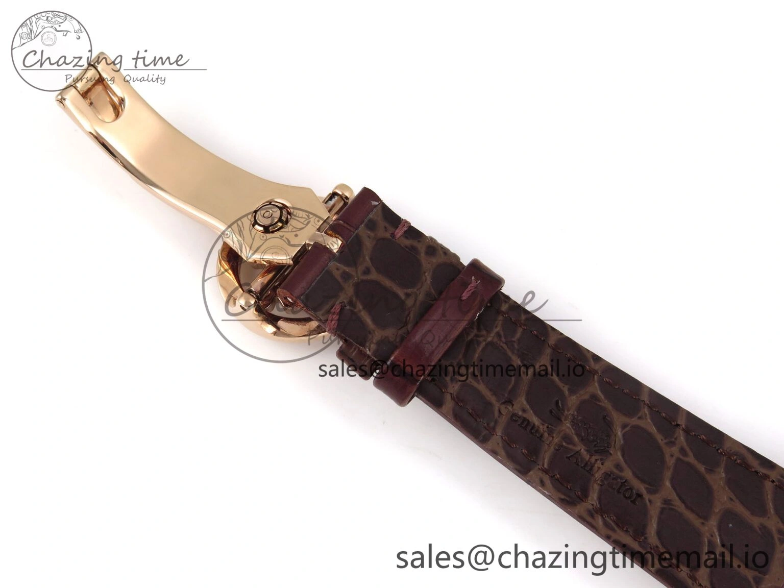 TravelReady PP Tourbillon RG Texuted Bezel RMSF Edition White Dial on Brown Leather Strap 8690