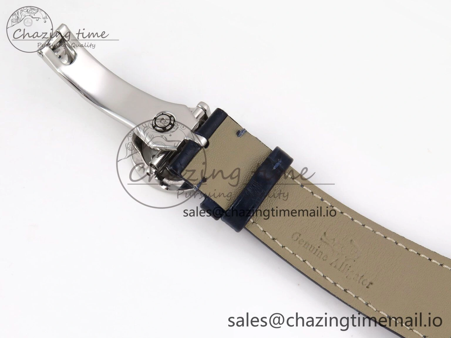 PP Tourbillon SS Diamonds Bezel RMSF Edition Black Starry Dial on Blue Leather Strap Thermal 8683