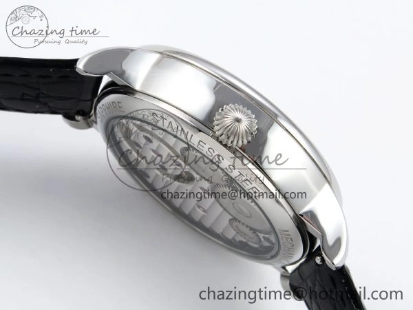 PP Tourbillon SS RMSF Edition Blue Dial on Blue Leather Strap Flexible 9868