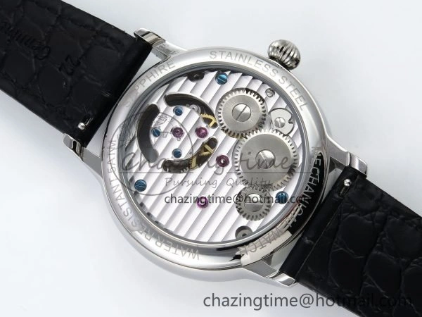 PP Tourbillon SS RMSF Edition Blue Dial on Blue Leather Strap Flexible 9868