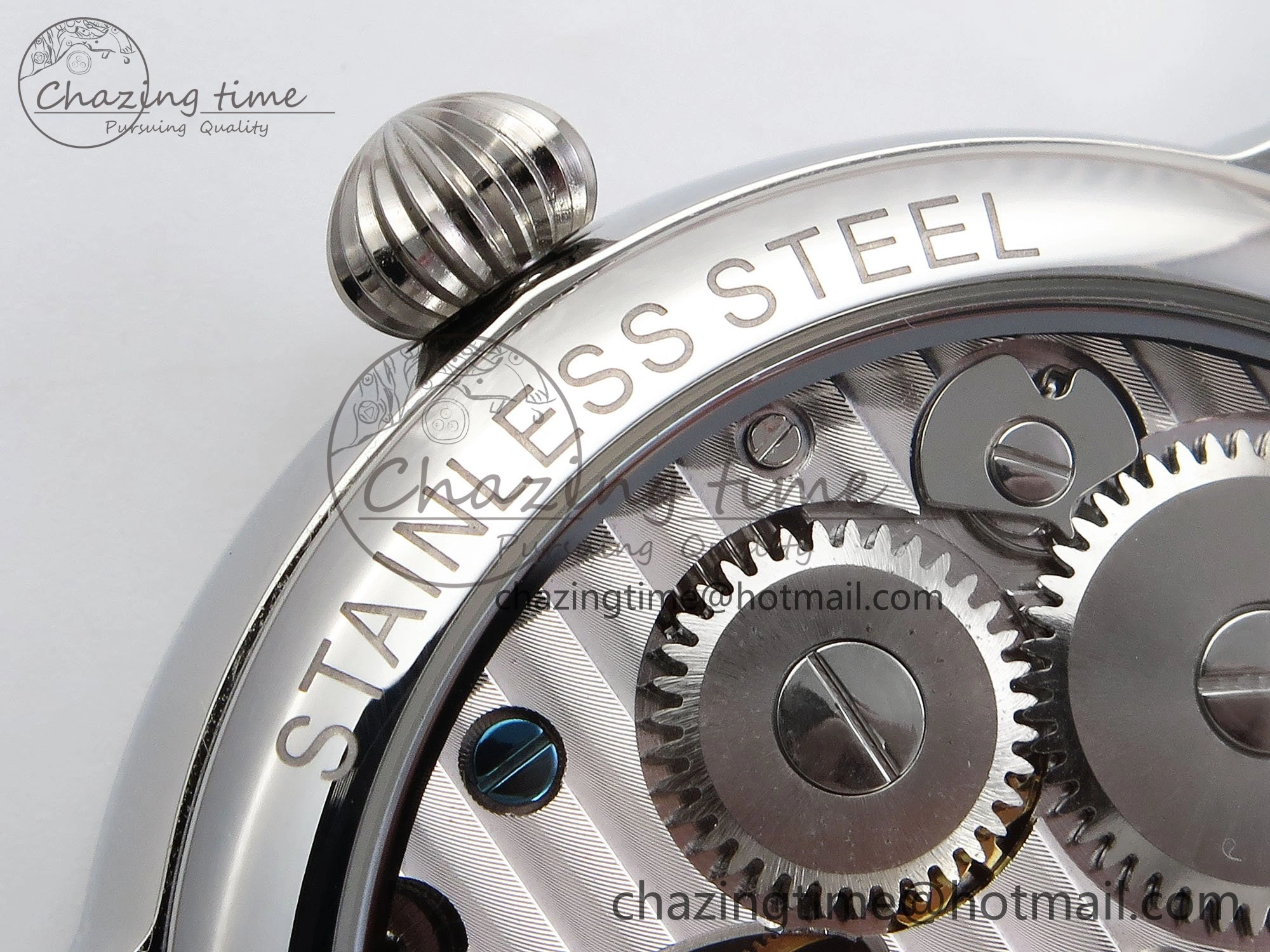 PP Tourbillon SS RMSF Edition Blue Dial on Blue Leather Strap Flexible 9868