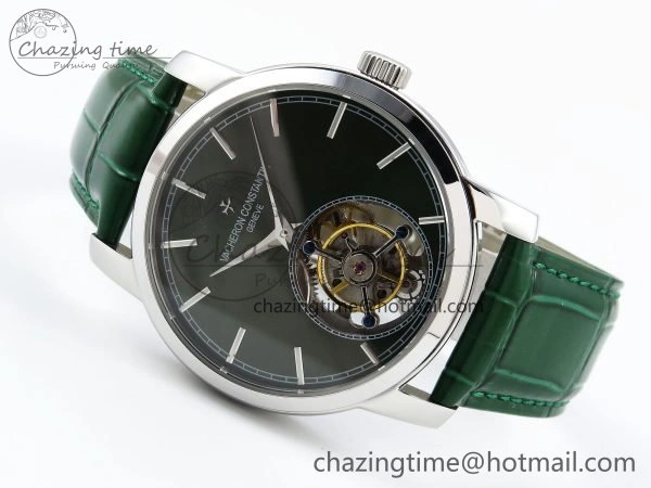 PP Tourbillon SS RMSF Edition Green Dial on Green Leather Strap AllSeason 9867