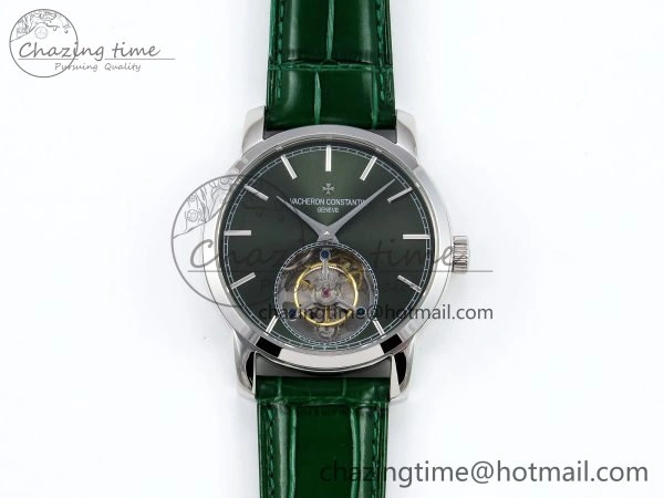 PP Tourbillon SS RMSF Edition Green Dial on Green Leather Strap AllSeason 9867