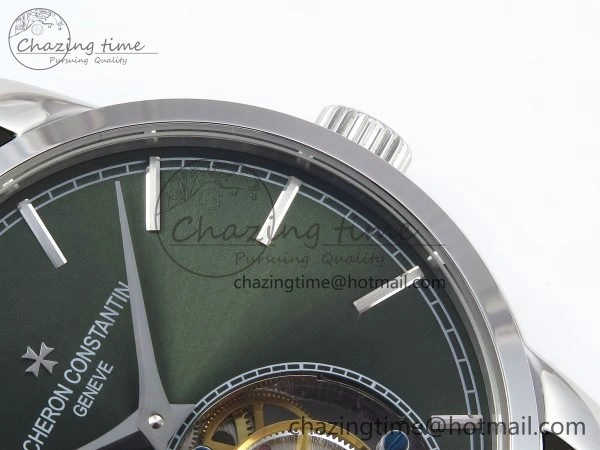 PP Tourbillon SS RMSF Edition Green Dial on Green Leather Strap AllSeason 9867