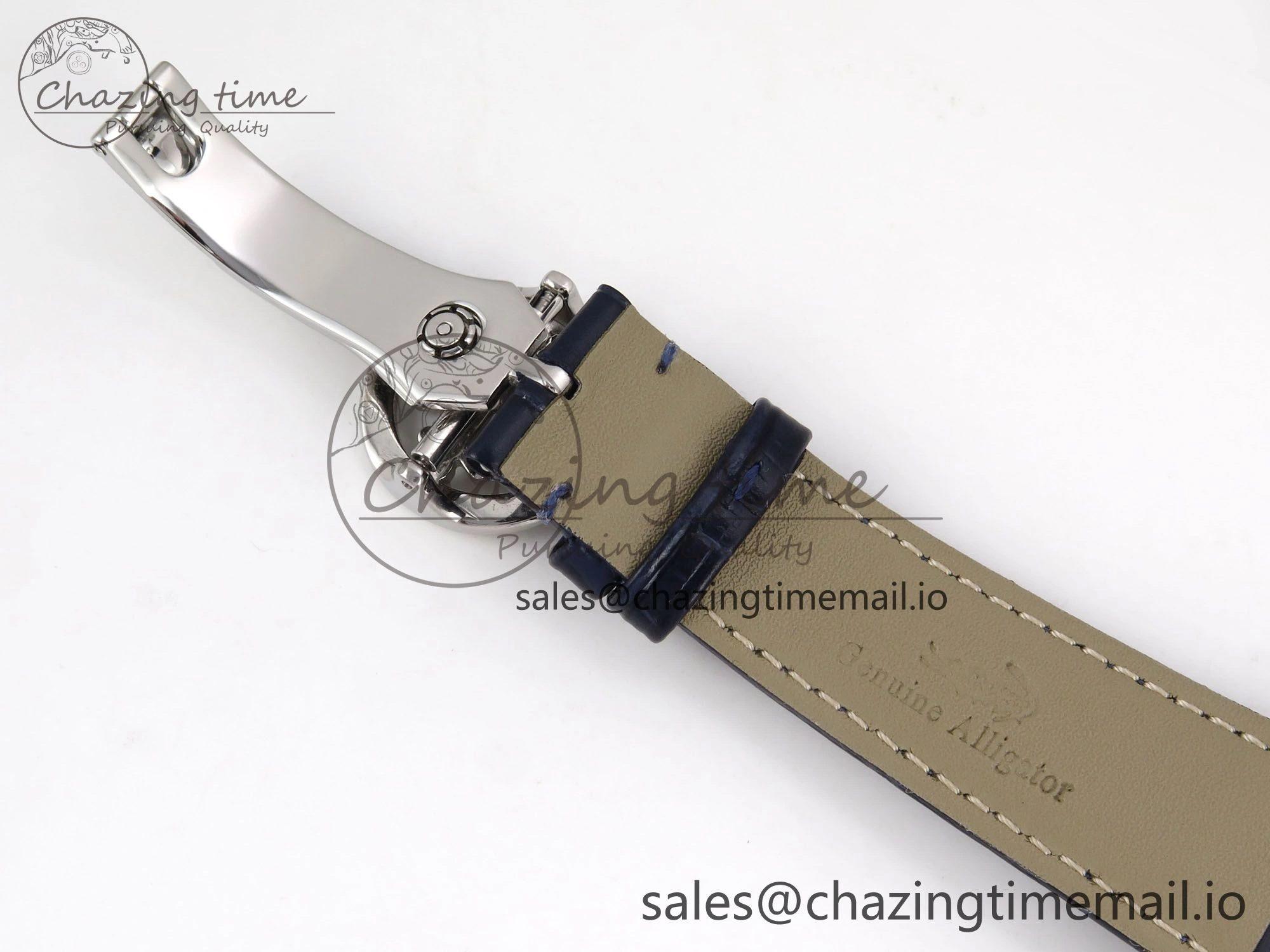 PP Tourbillon SS Rainbow Bezel RMSF Edition Black Starry Dial on Blue Leather Strap DailyWear 8687